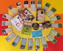 Zdjęcie prezentuje warsztaty przeprowadzone przez Filie Biblioteczną w Bochotnicy w ramach projektu „Biblioteki Pełne Dobrej Energii”.