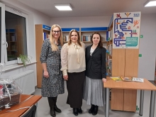 Zdjęcie prezentuje uroczyste przekazanie do użytkowania odnowionej Świetlicy w Borowej, które odbyło się 21 listopada 2025 r. 